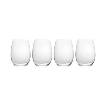 MIKASA Mikasa 6748206 19.75 oz Clear Stemless Wine Glass; Crystal 6748206